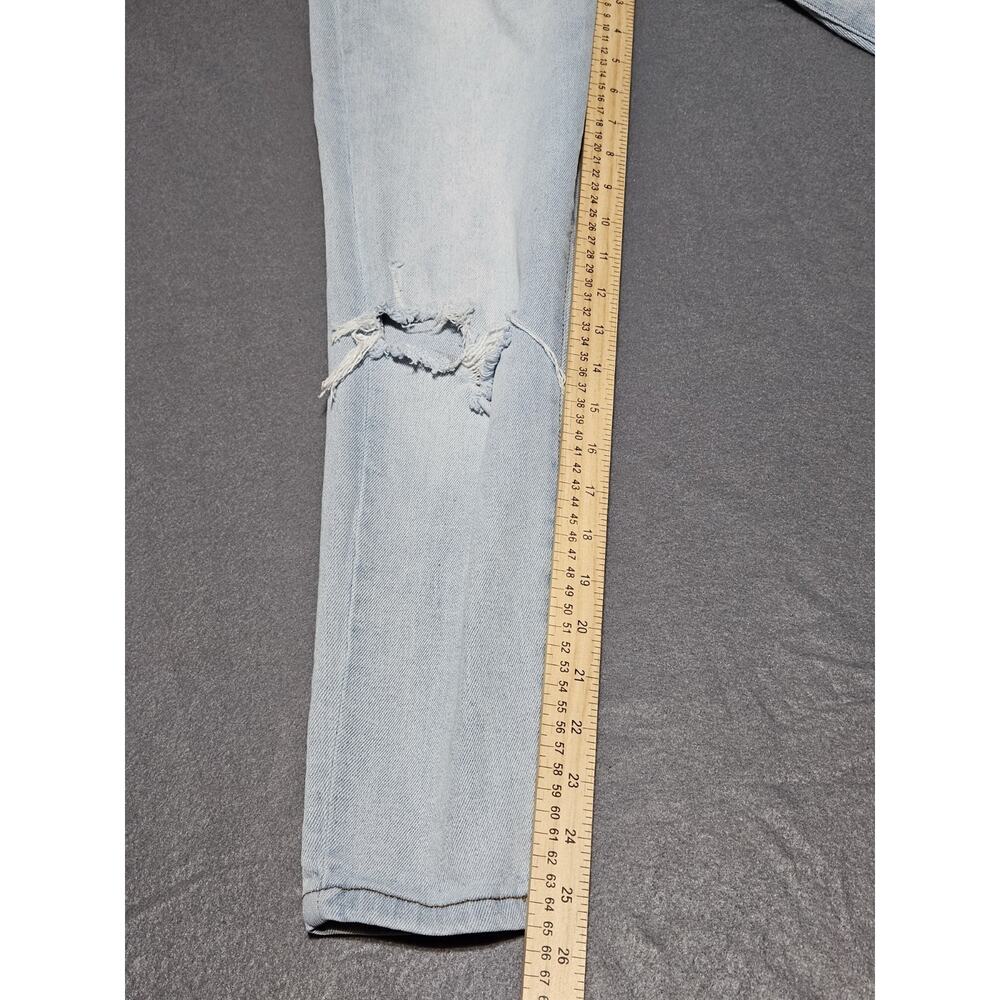 Kendall + Kylie Womens 5 27 Blue The Ultra Babe Skinny Jeans Light Wash Distress - Picture 10 of 14